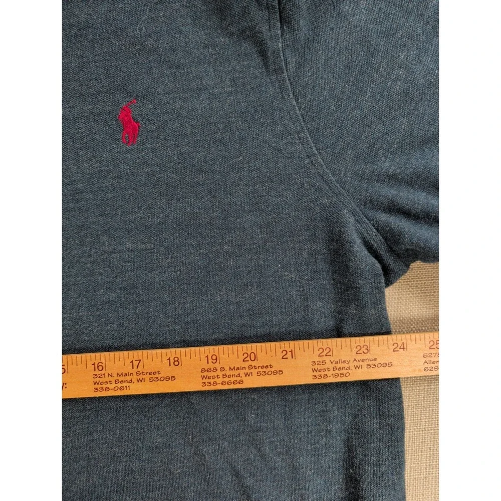 Polo Ralph Lauren Polo Shirt Mens XXL Blue Long Sleeve Pony Logo Cotton Rugby